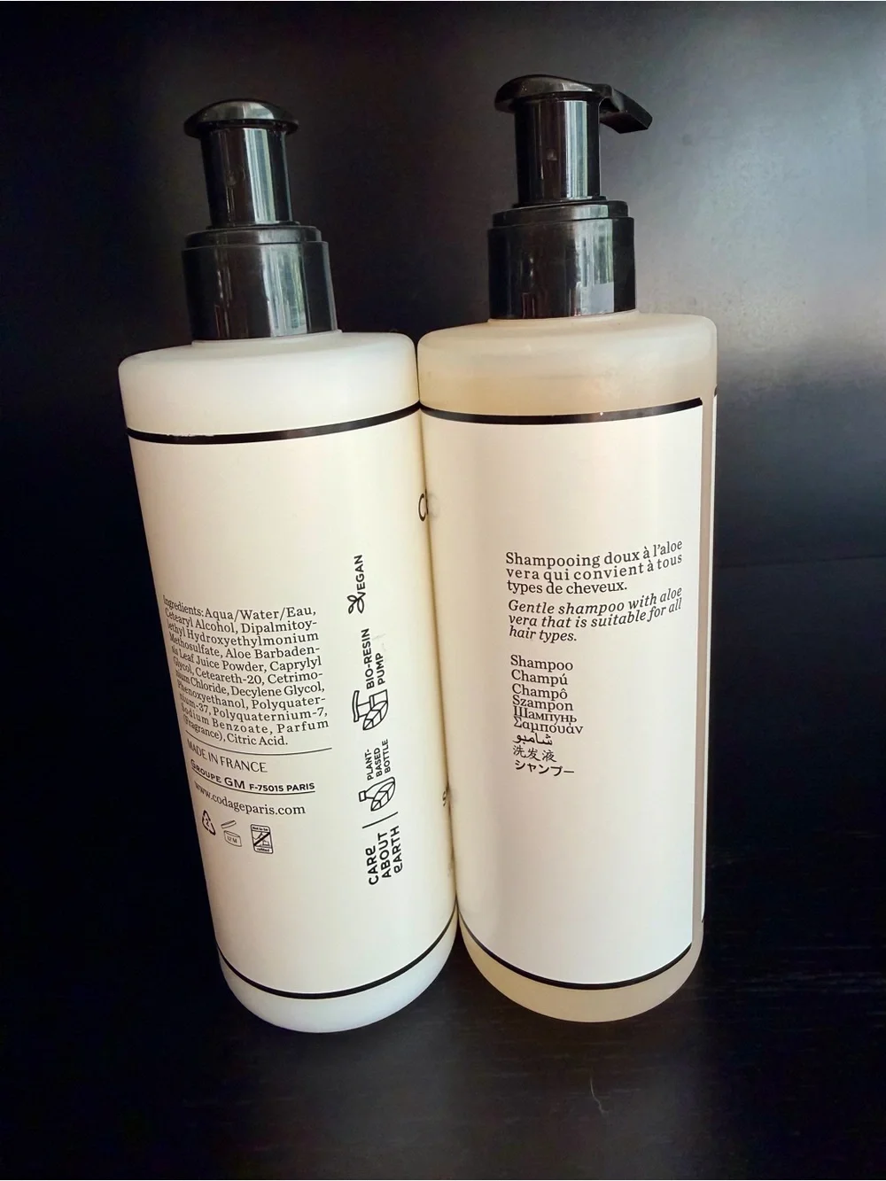 Codage Paris Shampoo and Conditioner Duo